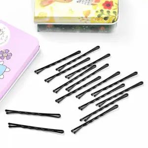 검정 실핀 머리 고정핀 앞 머리핀 면접 간호사 혼주 승무원 결혼식 유핀