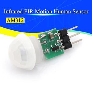 Javino 1/10/20Pcs 미니 IR 초전기 적외선 모션 인간 센서 자동 감지기 모듈 AM312 DC 2.7 ~ 12V