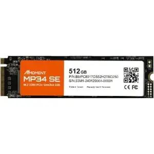 MMOMENT MP34 SE 512GB PCIe 3세대 NVMe M.2 2280 내장 솔리드 스테이트 드라이브 3.0X4세대 읽기 속도