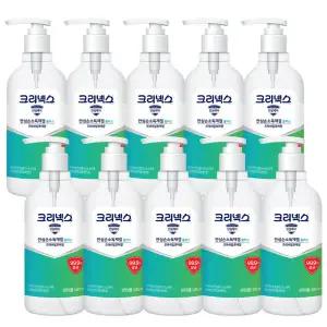 크리넥스 안심플러스 손소독겔 용기형 480ml x10개