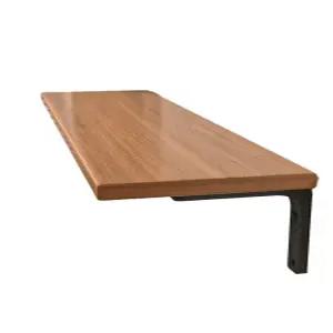 벽 선반 장식장 받침대 네일 책꽂이 서재 원목 카페 철제 월넛 무지주 진열장 벽걸이