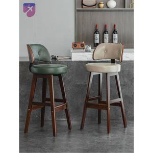 홈바의자 주방 엔틱 높은 바텐 2세대 8가지 블랙의자 식탁용 원목 바스툴 키높이 스탠딩