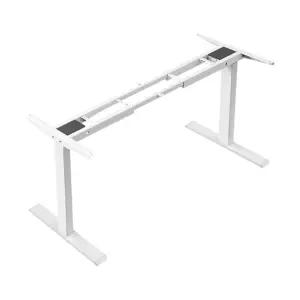 롱코 듀얼모터 높이조절 책상 모션데스크 스탠딩 전동책상 전동프레임 (상판 미포함)