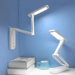 휴대용 무선 LED 스탠드 C타입 충전식 미니 접이식 탁상등 작업등 독서등 터치센서 북라이트