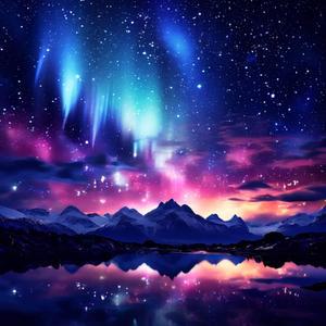 밤하늘 아름다운 풍경 도안 세트 명화그리기 대형 유화그리기 캔버스 실십자수