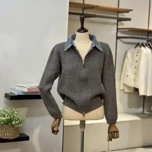 [대구백화점][반에이크]데님카라 집업 니트 가디건(VB5YKCMG05Z)