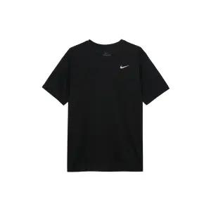 [나이키]나이키 드라이핏 피트니스 티셔츠 블랙 DX0990-010