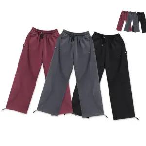 루즈핏 가을 팬츠 똑딱 여자 와이드 팬츠