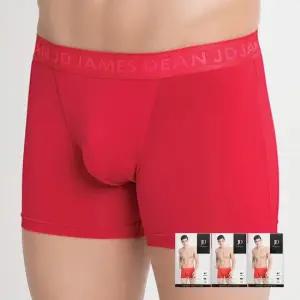 남자 사각 팬티 50데니아 스판 레드 드로즈 3P