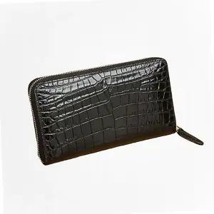 남성 악어 장지갑 지갑 클러치백 가죽 럭셔리