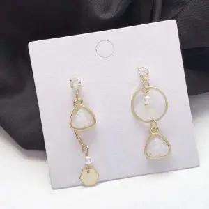 언발란스 이어링 패션 청순 드롭 실버925 귀걸이