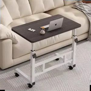높이조절 간이 거실 이동식 사이드테이블 간이테이블 침대 80X40