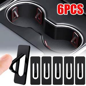 자동차용 범용 컵홀더  삽입 제한 슬롯  슬라이딩 클립  탄성 실리카 젤  고정형 병 홀더