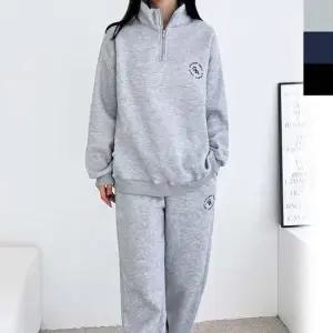 여자 겨울 반집업 조거 트레이닝 세트 1P 캐주얼 코디 여자기모후드티세트