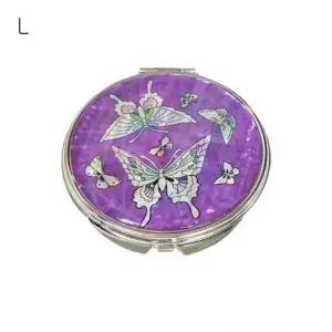 자개손거울 나비 보라 (WFKIIVM)