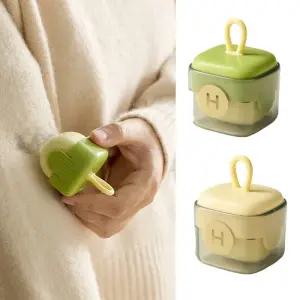 휴대용 미니 돌돌이 먼지제거롤러 밀대 / 씻어쓰는 초강력 먼지제거 찍찍이 물로씻는 테이프