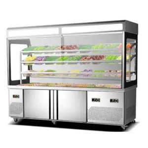 마라탕 쇼케이스 냉장고 진열대 샤브샤브 상업용 야채 나이트커튼