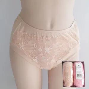 [보리보리/마미누리]여성 면스판 맥시 요실금팬티 2종세트 위생 실버 속옷