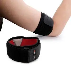 테니스팔뚝보호대 팔꿈치보호대 엘보밴드 팔꿈치아대 암슬리브 1p (WFKILU0)