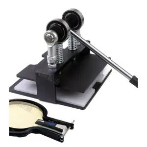 탁구러버 교체 절단기 러버부착 커팅도구 머신 탁구채 수동 반자동