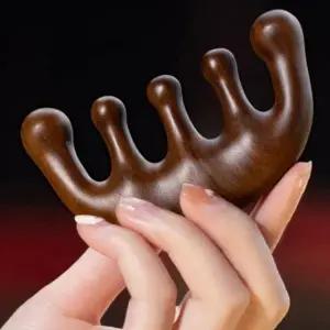 두피 마사지 빗 손풀기 괄사기 관리 도구 스트레스 해소 (WFKINMM)