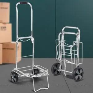 접이식 손수레 장바구니 시장용 카트 이동식 쇼핑 바구니 핸드카트 (WFKJJRW)