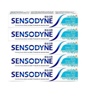 센소다인 엑스트라 딥클린 치약 120g 5개