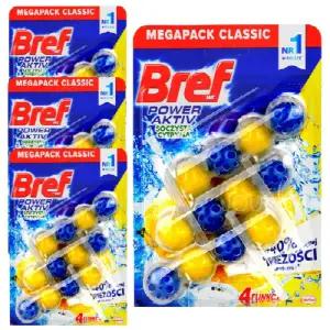 브레프 파워액티브 변기세정제 레몬 50g X 12개 4팩