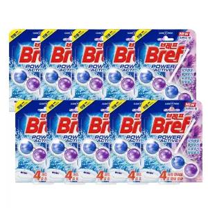 브레프 변기세정제 라벤더향 50g x 10개