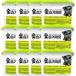 피죤 숯습기제로 제습제 x 12개