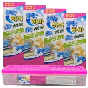 물먹는하마 슬림 옷장용 본품 4개 제습제 탈취 방습