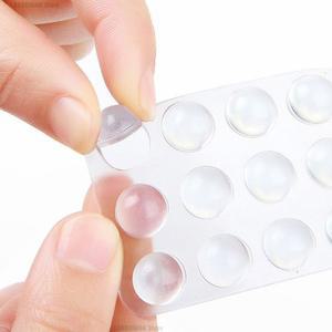 현관 말발굽 도어 댐퍼 스톱퍼 버퍼 실리콘 무타공 캐비닛 서랍 투명 가구 패드 보호 쿠션 고무 범퍼 스토퍼