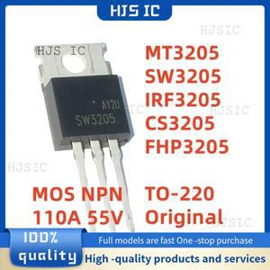 10PCS  100% 품질 CS3205 FHP3205 IRF3205 MT3205 TO-220 110A 55V MOS NPN 트랜지스터 전자 제품