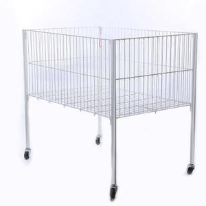 접이식 빨래방 카트 대형 빨래통 이동형 세탁 수건 바퀴달린