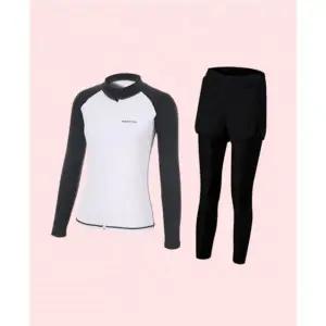 아쿠아티카 여성 여자 우먼스 수영복 래쉬가드 레쉬가드집업 AQAWJP23001+WL 레깅스 타이즈 하의반바지 쇼