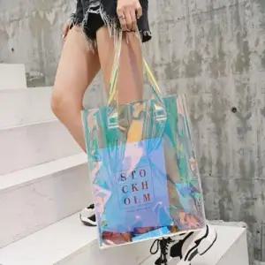 홀로그램 바캉스 투명비치백 비치백 여름 물놀이 WFLR55Y