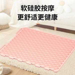 2025 소프트 실리콘 지압판 슈퍼 조깅 두꺼운 발바닥 마사지 패드 경락 및 경로