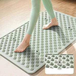 실리콘 지압판 발 마사지 패드 실내용 슈퍼 조깅 양면 사각형