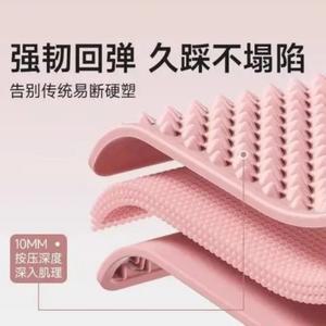 2025 초두꺼운 실리콘 지압판  원지 조깅  발 마사지 패드  실내 러닝 스포츠