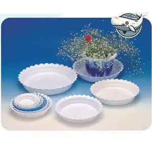 화려한 디자인 플라스틱 화분받침 다용도 원형