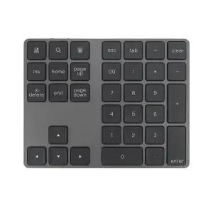 COMS 34키 충전식 블루투스 키패드 노트북 핸드폰 태블릿 PC 휴대용 소형 / 무선 숫자 키보드 WISEAB350