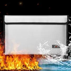 방수 내화 예금 저항 가방 보관 지퍼 귀중품 파일 중요