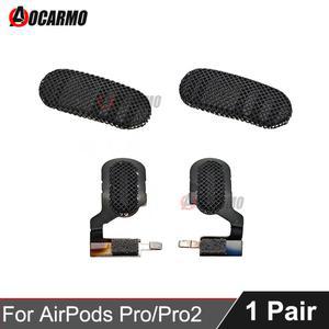 Apple AirPods Pro Pro2 2 이어폰 상단 센서 먼지 메쉬 금속 백 네트 교체 수리 부품 용 Aocarmo
