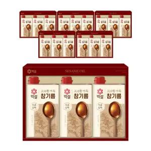 CJ 백설 고소함가득 참기름 1호, 6개