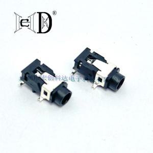 PJ-321 3.5mm 암 오디오 커넥터 4 핀 SMD 헤드폰 잭 소켓 PCB 마운트 스테레오 잭 고 5 개