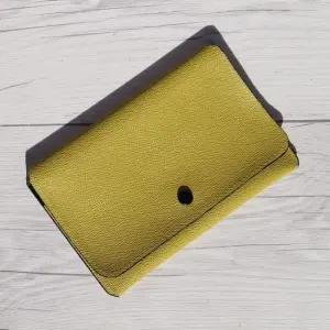 이노웍스여권지갑 웍스 전자파차단 여권지갑 파우치 케이스-옐로우 가죽여권지갑