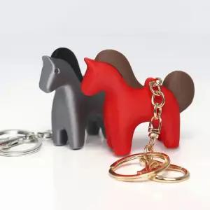 말키링 붉은말 적토마 말띠해 신년 새해 행운 선물 3D입체 백참 가방장식 13컬러