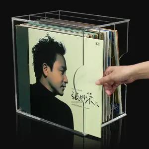 아크릴 엘피 수납장 2칸 진열장 디스플레이 업그레이드된