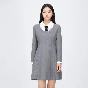 [LINE](센텀시티점)[라인어디션] [BYLYNN]셔츠 리본 타이 원피스 NWOPPB0200