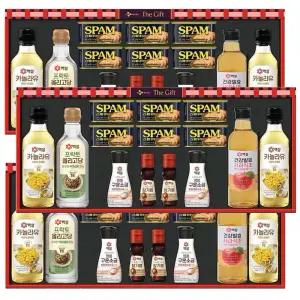 CJ 스팸선물세트 특별한선택 스페셜 G호 3세트(BOX) 26년설명절 최신형세트